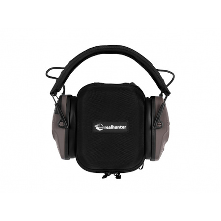 Ochronniki Słuchu Aktywne PROSHOT brązowe RealHunter