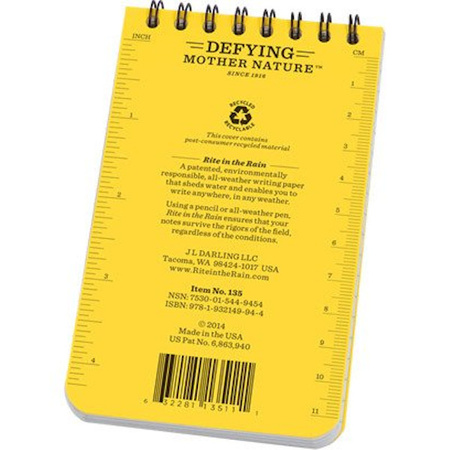 NOTES WODOODPORNY 3x5''  ŻÓŁTY / YELLOW