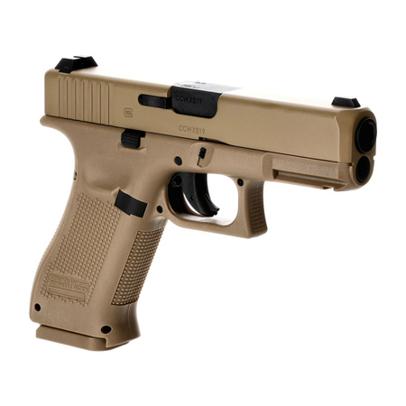 Pistolet wiatrówka Glock 19X 4,5 mm coyote BB CO2
