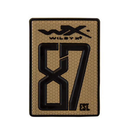 Naszywka Wiley X 87est. 55x80 mm Tan