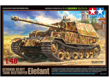 Tamiya Ciężki Niemiecki Niszczyciel Czołgów Elefant 1/48