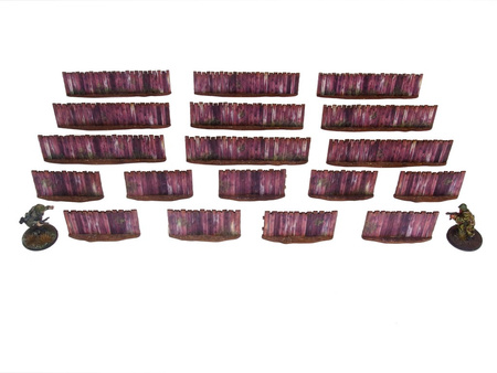 MICRO ART - WW2 Ostfront Village Low Fence (18) (28mm)
