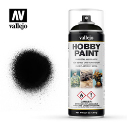 Vallejo: 28.012 - Hobby Paint Spray - Black Primer (400 ml)