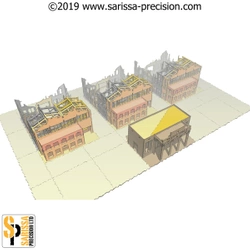 SARISSA PRECISION - STALINGRAD SCENERY SET (28MM)