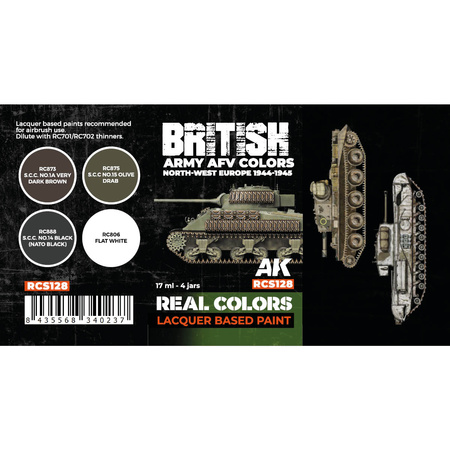 AK Interactive British Army AFV Colors. North-West Europe 1944-1945