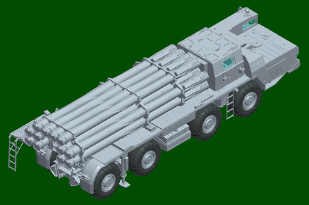 Hobby Boss 82940 Russian 9A52-2 Smerch-M multiple rocket launcher of RSZO 9k58 Smerch MRLS 1/72
