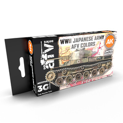 AK Interactive WWII JAPANESE ARMY AFV COLORS