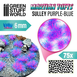 Green Stuff World Martian Fluor Tufts - SULLEY PURPLE-BLUE 6mm