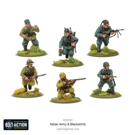 BOLT ACTION Italian Army & Blackshirts