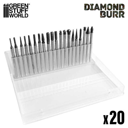 GSW - Diamond Burr Set with 20 tips