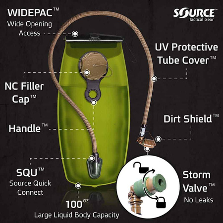 System Hydracyjny WXP Tactical 3 L Olive Source