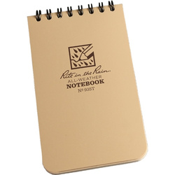 NOTES WODOODPORNY 3x5''  PIASKOWY / TAN