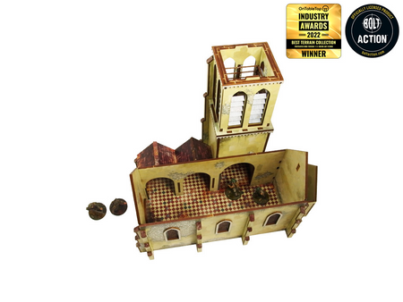 MICRO ART - WW2 NORMANDY CHURCH (28MM)