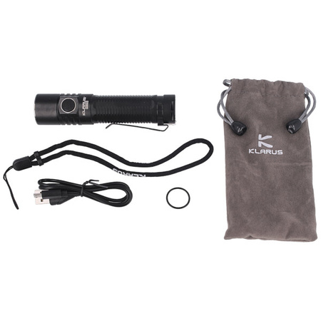 Latarka G15 czarna KLARUS 4000lm USB-Micro