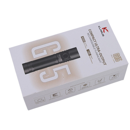 Latarka G15 czarna KLARUS 4000lm USB-Micro