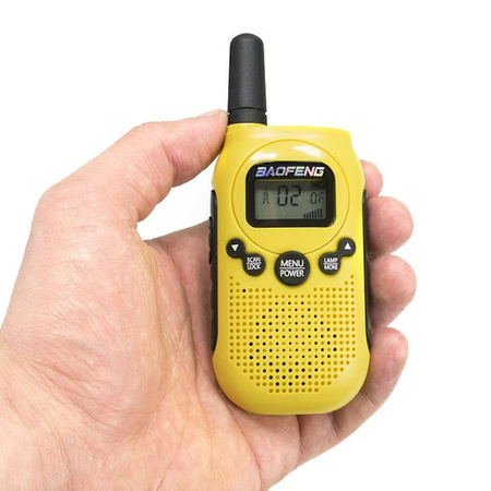 Radio BAOFENG BF-T6 PMR żółty