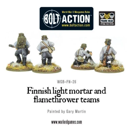 BOLT ACTION Finnish light mortar and flamethrower teams