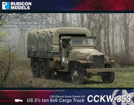 RUBICON 280037 - US CCKW 353 2½ ton 6x6 Truck (GMC)
