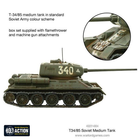 BOLT ACTION T34/85 Medium Tank