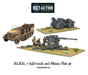 BOLT ACTION Sd.Kfz 7 and 88mm Flak gun