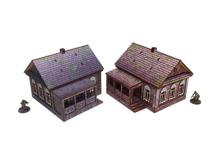 MICRO ART - WW2 Ostfront Village Doma (2) (28mm)