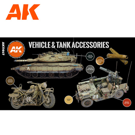 AK Interactive VEHICLE AND TANK ACCESSORIES