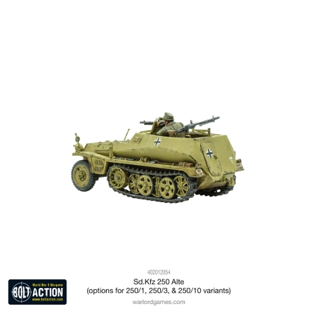 BOLT ACTION Sd.Kfz.250 (Alte) Half-Track (Options for 250/1, 250/3, 250/10)