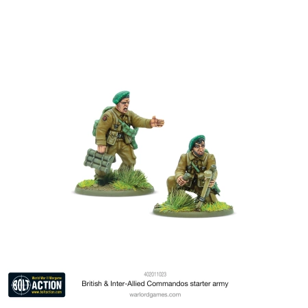 BOLT ACTION British & Inter-Allied Commandos starter army