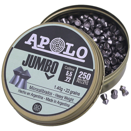 Śrut Apolo Jumbo 5.5 mm 250 szt. 1.40g/22.0gr