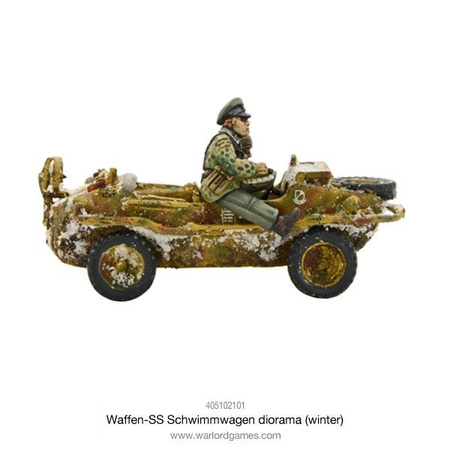 BOLT ACTION Waffen-SS Schwimmwagen diorama (winter)