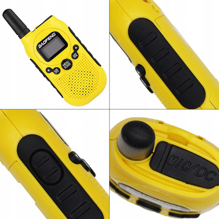Radio BAOFENG BF-T6 PMR żółty