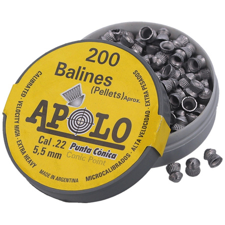 Śrut Apolo Conic 5.5 mm, 200 szt. 0.84g/13.0gr