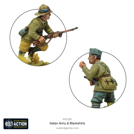 BOLT ACTION Italian Army & Blackshirts