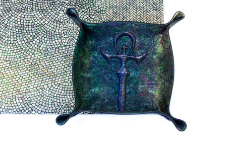 PLAYMATY Tacka na kości - Dice Tray - Wampirzy Ankh 22x22 cm