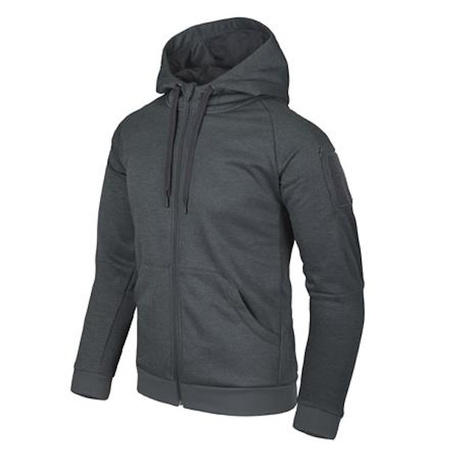 Bluza Urban Tactica Hoodie(FullZip) Me Czar/Szar