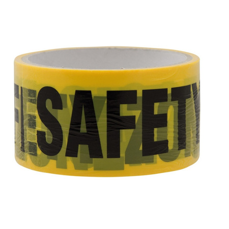 Taśma do oznaczania Safety Zone żółta 30m