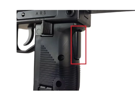 Pistolet maszynowy wiatrówka RANGER UZ1 FULL AUTO BLOWBACK kal.4,5BBs 25-strz. METAL KWC 