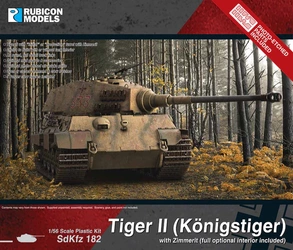 RUBICON 280100 - King Tiger with Zimmerit