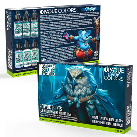 Green Stuff World Paint Set - Cold Colours