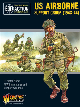 BOLT ACTION US Airborne Support Group (1943-44) (HQ, Mortar & MMG)