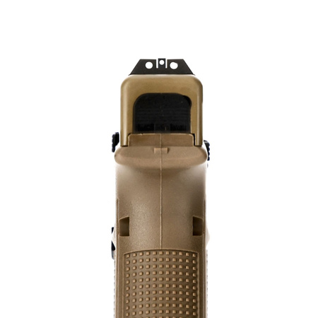 Pistolet wiatrówka Glock 19X blowback 4,5 mm coyote BB CO2