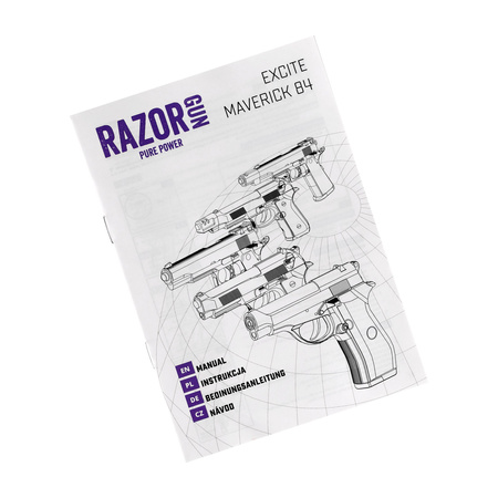 Pistolet wiatrówka RazorGun Excite 4,5 mm BB CO2