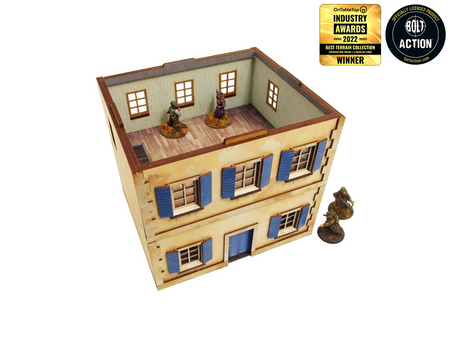 MICRO ART - WW2 NORMANDY TOWNHOUSE 3 (28MM)