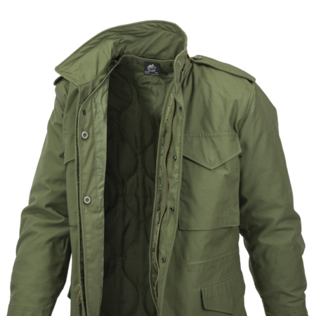 Kurtka M65 - NyCo Sateen - Czarna Helikon-Tex