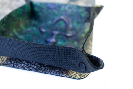 PLAYMATY Tacka na kości - Dice Tray - Wampirzy Ankh 22x22 cm