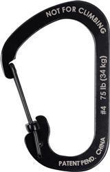 Nite- Ize S-Biner #4 SlideLock Czarny Carabiner