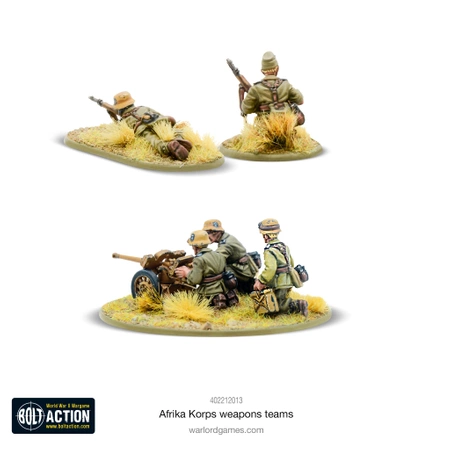 BOLT ACTION Afrika Korps Weapons Teams