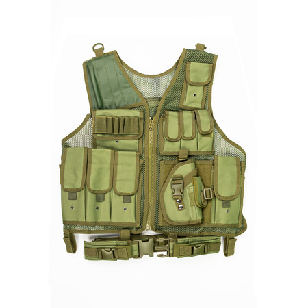 Kamizelka Taktyczna USMC z Kaburą i Pasem Zielona PMC