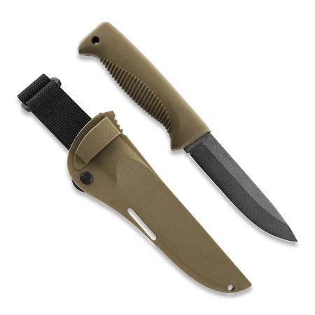 Nóż Peltonen Sissipuukko M07 Ranger Coyote PTFE - pochwa kompozytowa Coyote FJP121