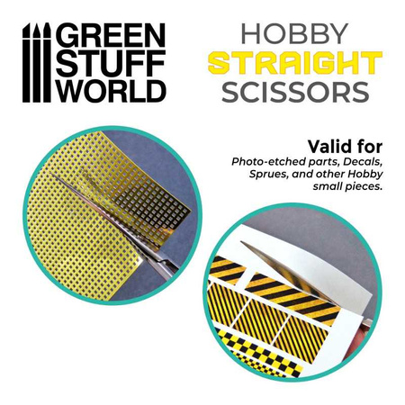 GSW - Hobby Scissors - Straight Tip